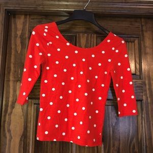Forever 21 polka dot shirt